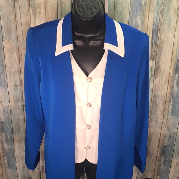 Leslie belle button down blazer business jacket - Picture 4 of 8